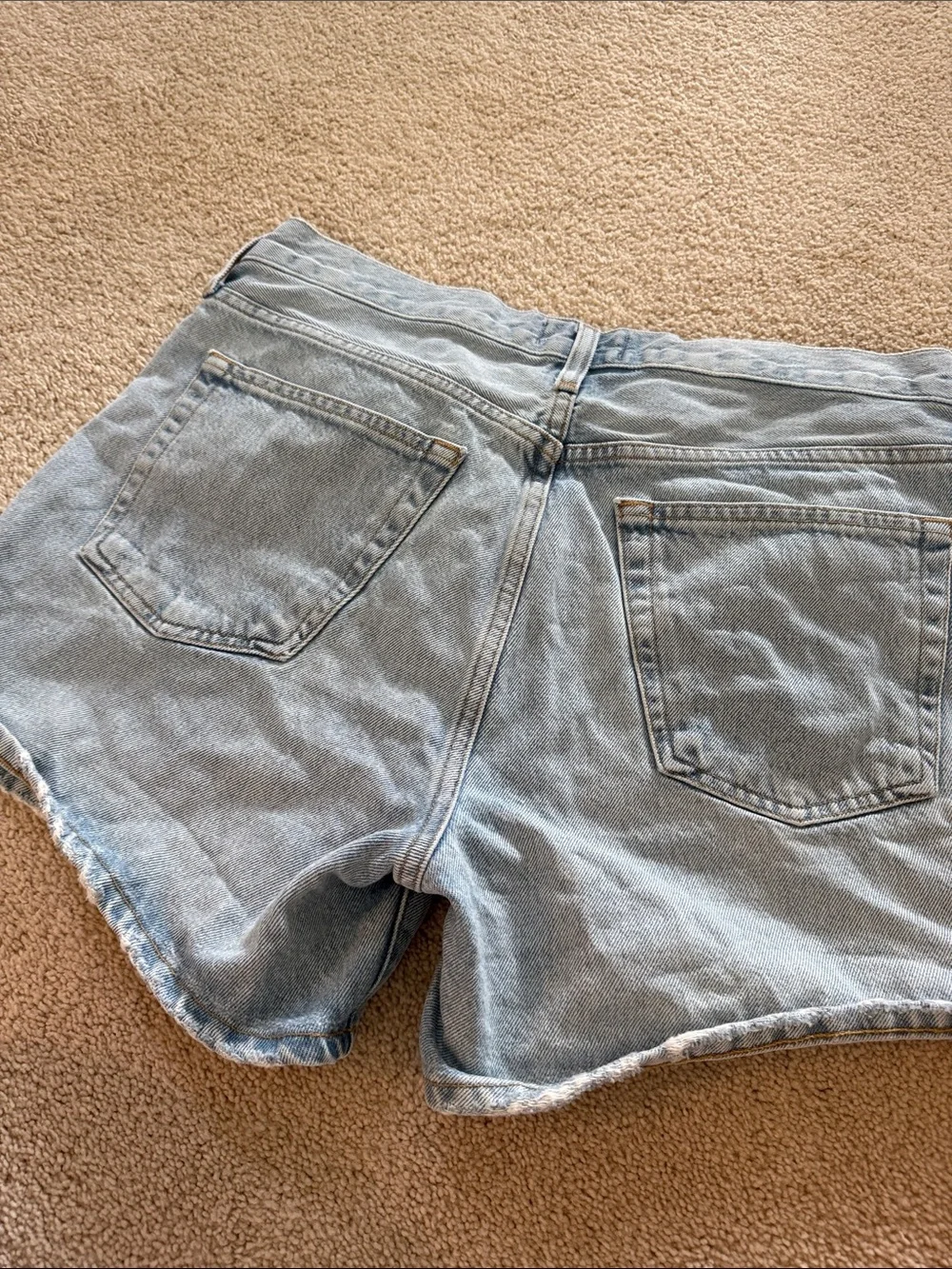 Agolde Parker Long Jean Short Twister Size 28 - Picture 9 of 13